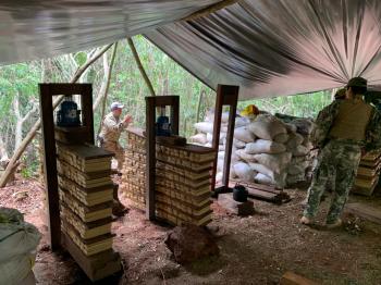 Itapúa: Desmantelan punto de producción con más de 6 toneladas de droga